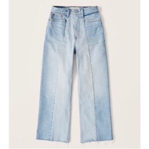 ABERCROMBIE & Fitch The Ankle Straight Seemed Front Jeans Size 30 /10 Curve Love